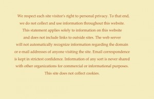 Sarah Scott Zell - Privacy Policy